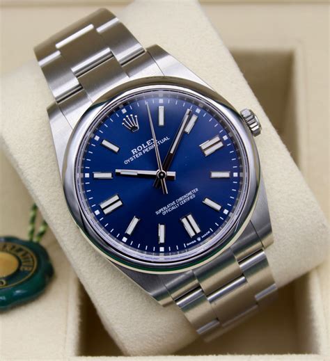 rolex oyster perpetual 41mm 124300 blue|Rolex Oyster Perpetual 41mm celebration.